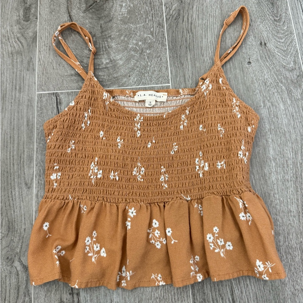 PacSun LA Hearts Floral Top